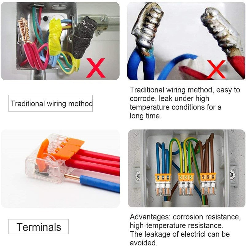 75PCS Electrical Connectors