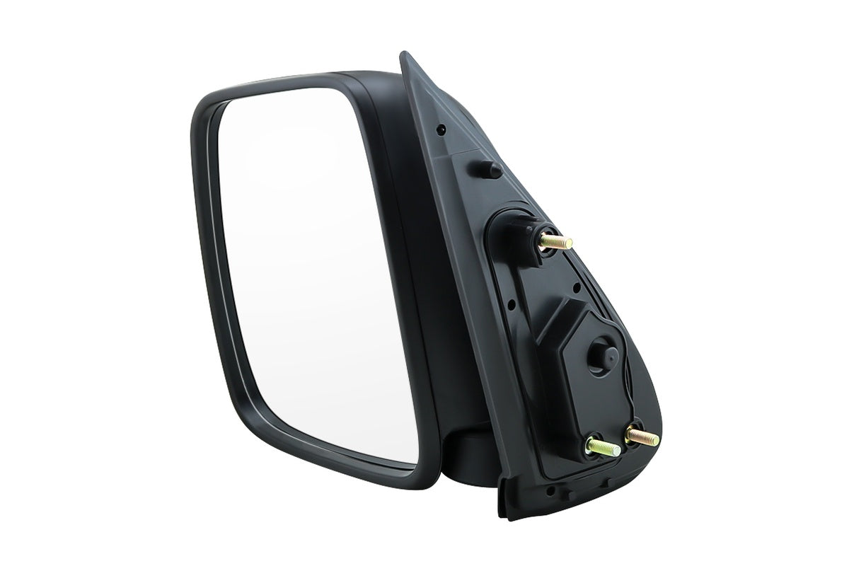 Toyota Hiace mirrors in black plastic finish