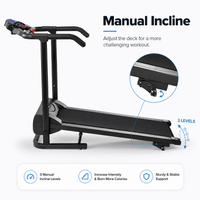 Thumbnail for Treadmill Incline Walking Pad Treadmill Foldable 1-10KM/H