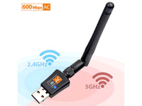 Thumbnail for Dual Band USB WiFi Adapter Dongle Wireless Network Laptop Antenna 2.4G 5G