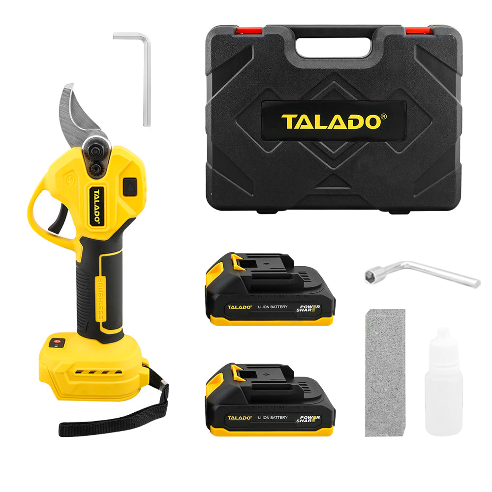 Cordless pruner ergonomic soft grip handle