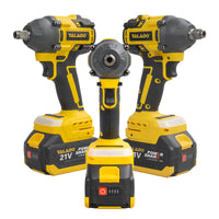 Thumbnail for Cordless impact wrench with battery pack attached