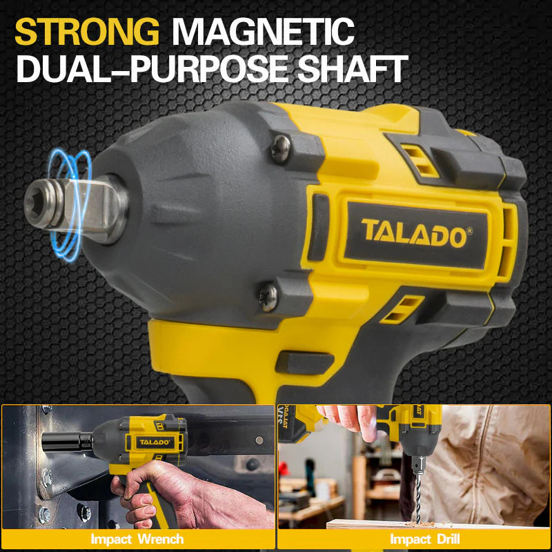 Cordless impact wrench brushless motor housing