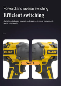Thumbnail for Cordless impact wrench showing forward and reverse switch
