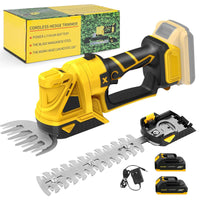 Thumbnail for Cordless hedge trimmer with 180-degree adjustable cutting head