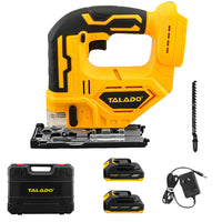 Thumbnail for Cordless jigsaw with included charger and batteries