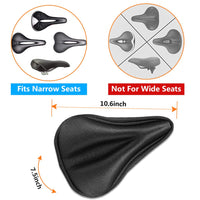 Thumbnail for Bike Seat Cover Gel Seat Cover Saddle Pad BLACK