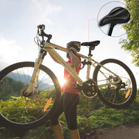 Thumbnail for Bike Seat Cover Gel Seat Cover Saddle Pad BLACK