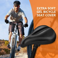 Thumbnail for Bike Seat Cover Gel Seat Cover Saddle Pad BLACK