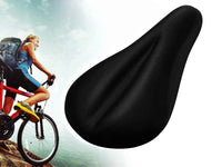 Thumbnail for Bike Seat Cover Gel Seat Cover Saddle Pad BLACK