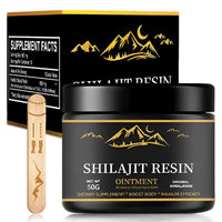 Thumbnail for Organic Shilajit resin 50g jar close-up