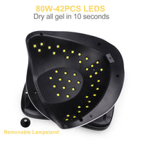 Thumbnail for 80W LED Light UV Nail Dryer Fast Drying GEL Nail Dryer