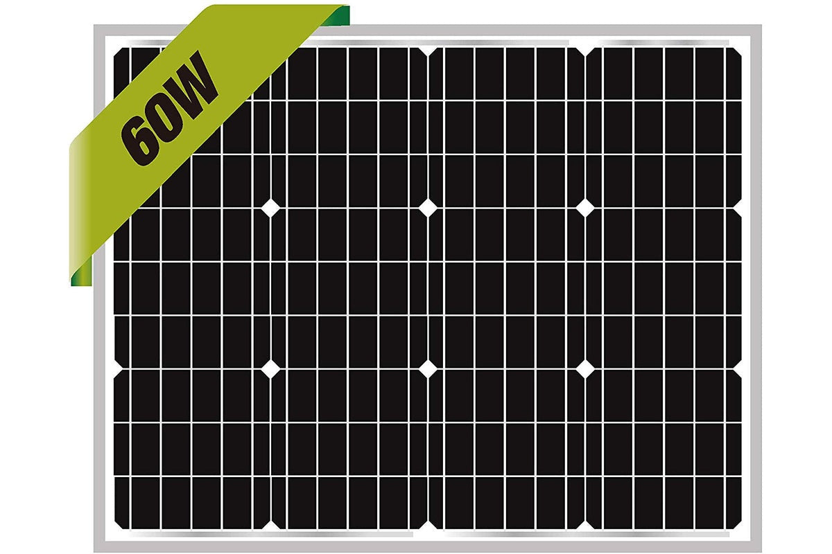 60W solar panel aluminium frame edge