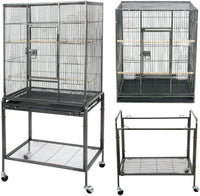 Thumbnail for Bird Cage Parrot Aviary Perch Carrier