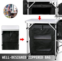 Thumbnail for Camping Kitchen Table Portable Folding Camp Cook Table