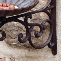 Thumbnail for Cast Iron Rustic Brown Two Birds Bath