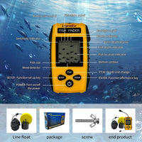Thumbnail for Sonar LCD Fish Finder Fishing Tools Echo Sounder for Fishing
