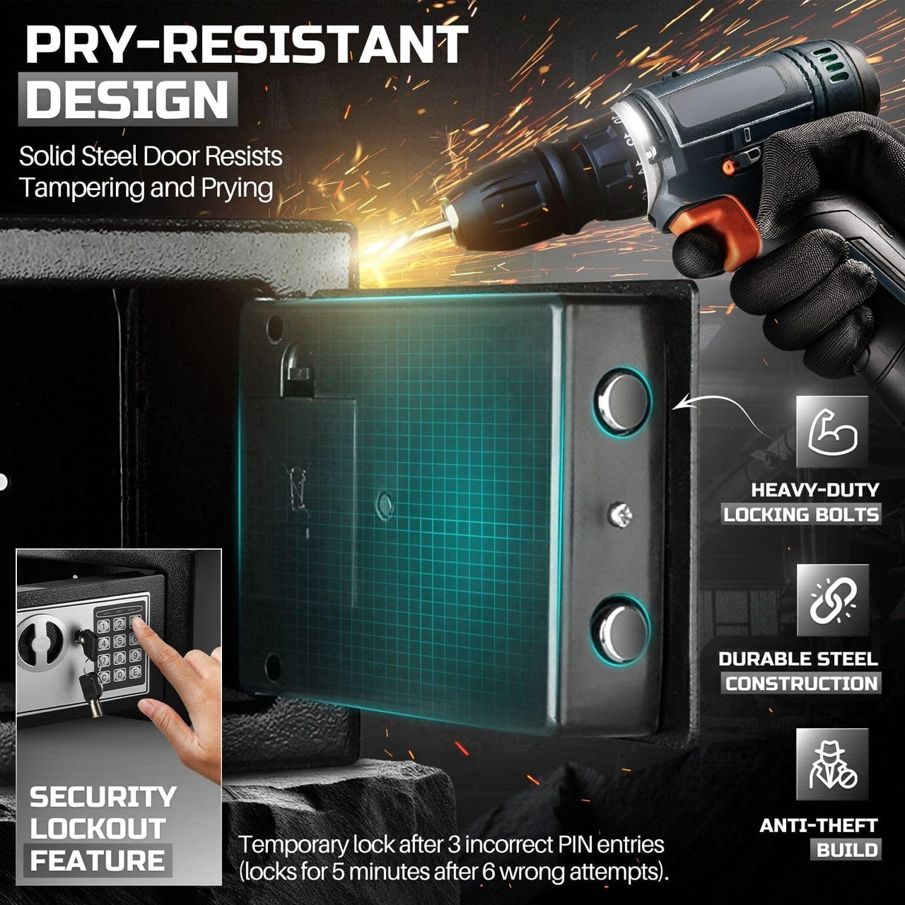 Security Safe Box Digital