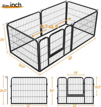 Thumbnail for Dog Play Pen 6 Panel Playpen