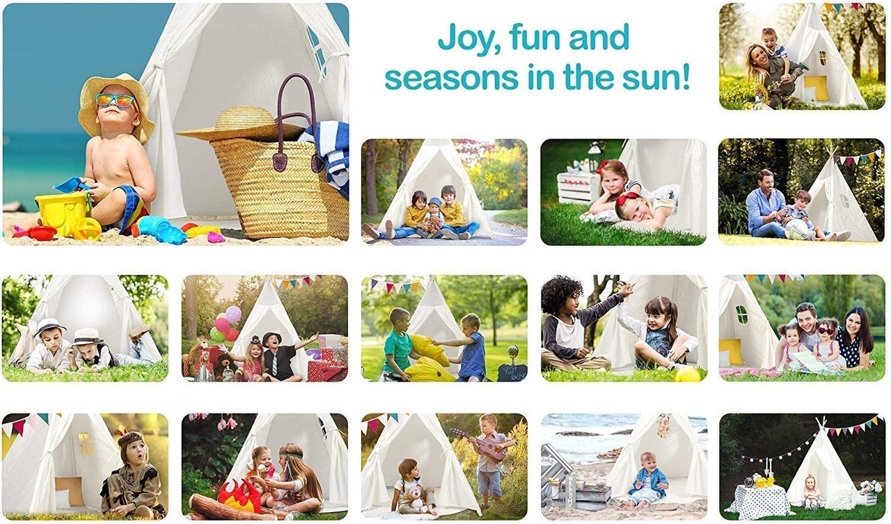 Kids Play Tent Cotton Canvas