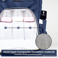 Thumbnail for Nappy Bag Mummy bag Blue
