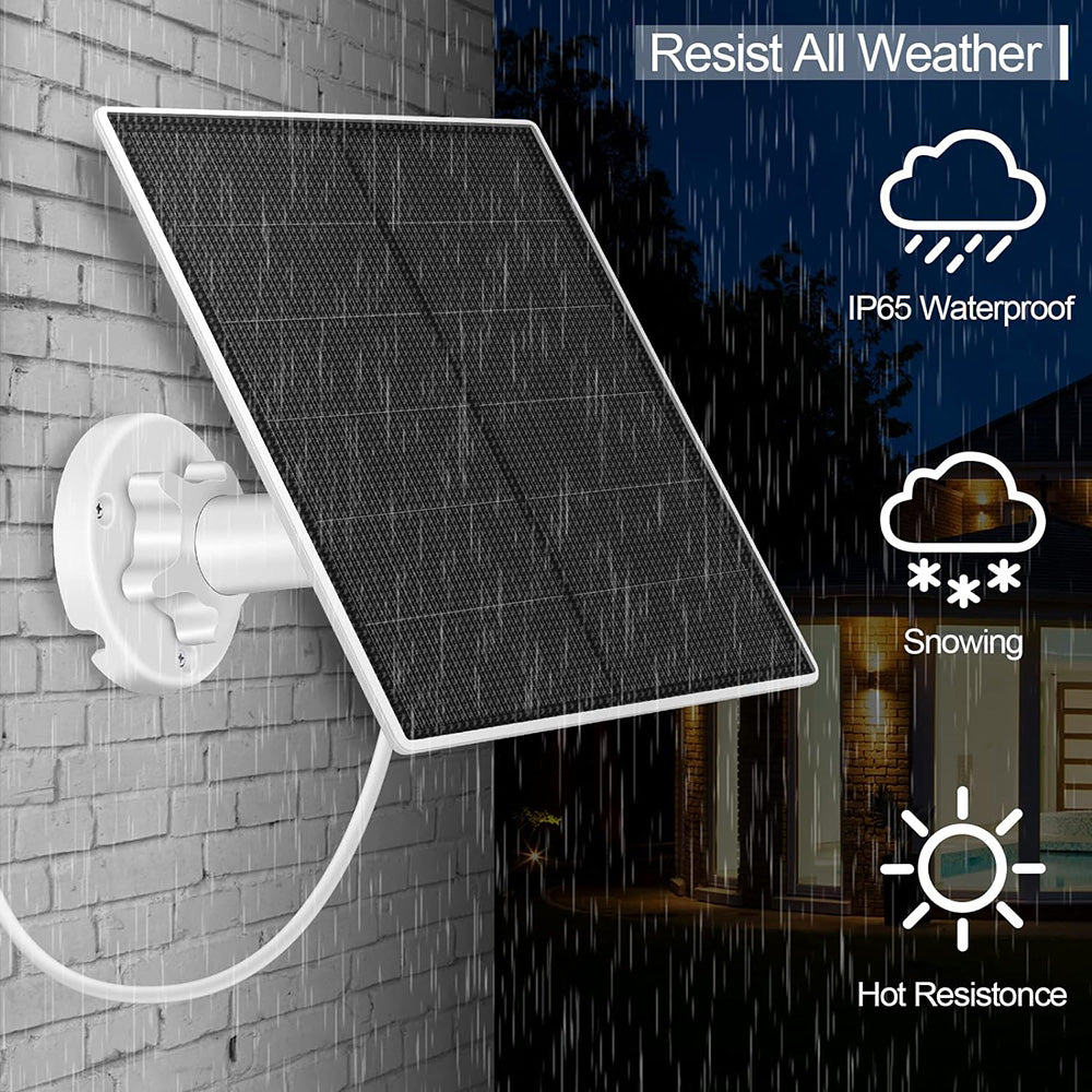 Solar panel with installation components included