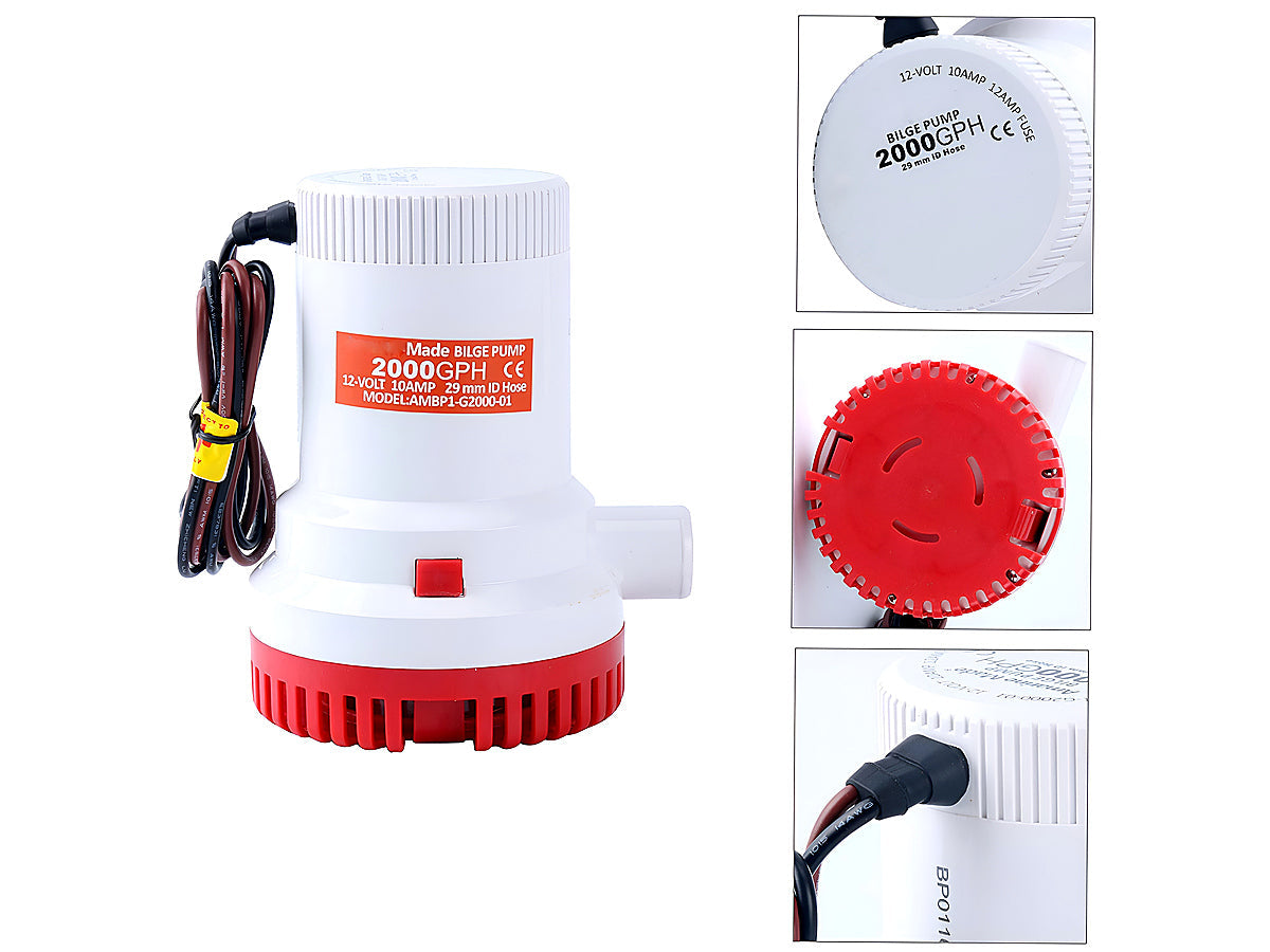Submersible Bilge Pump 2000GPH
