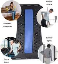 Thumbnail for Back Spine Tractor,Lumbar Spine Back Support Stretch Waist Relax Mate Blue