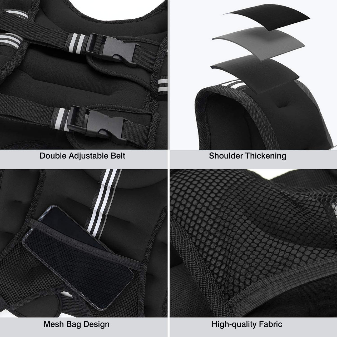 Sport Weighted Vest Workout Equipment 8kg