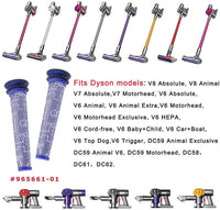 Thumbnail for Dyson Filter Replacement For Dyson V6 V7 V8 DC58 DC59 2PCS