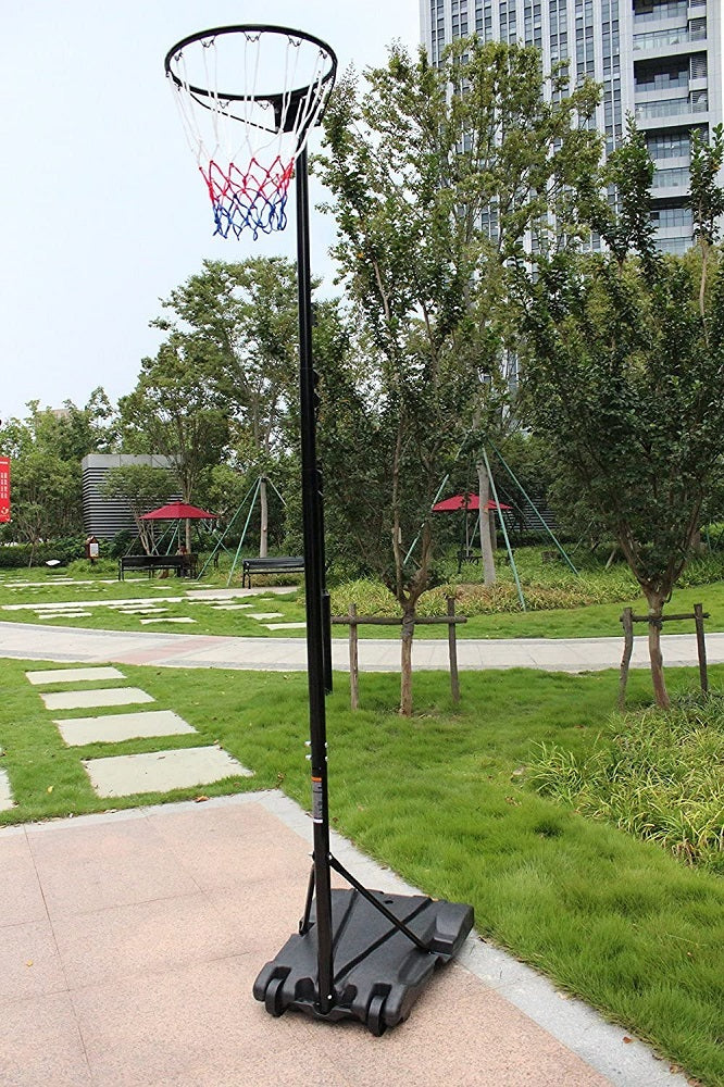 Nylon net attached to netball hoop