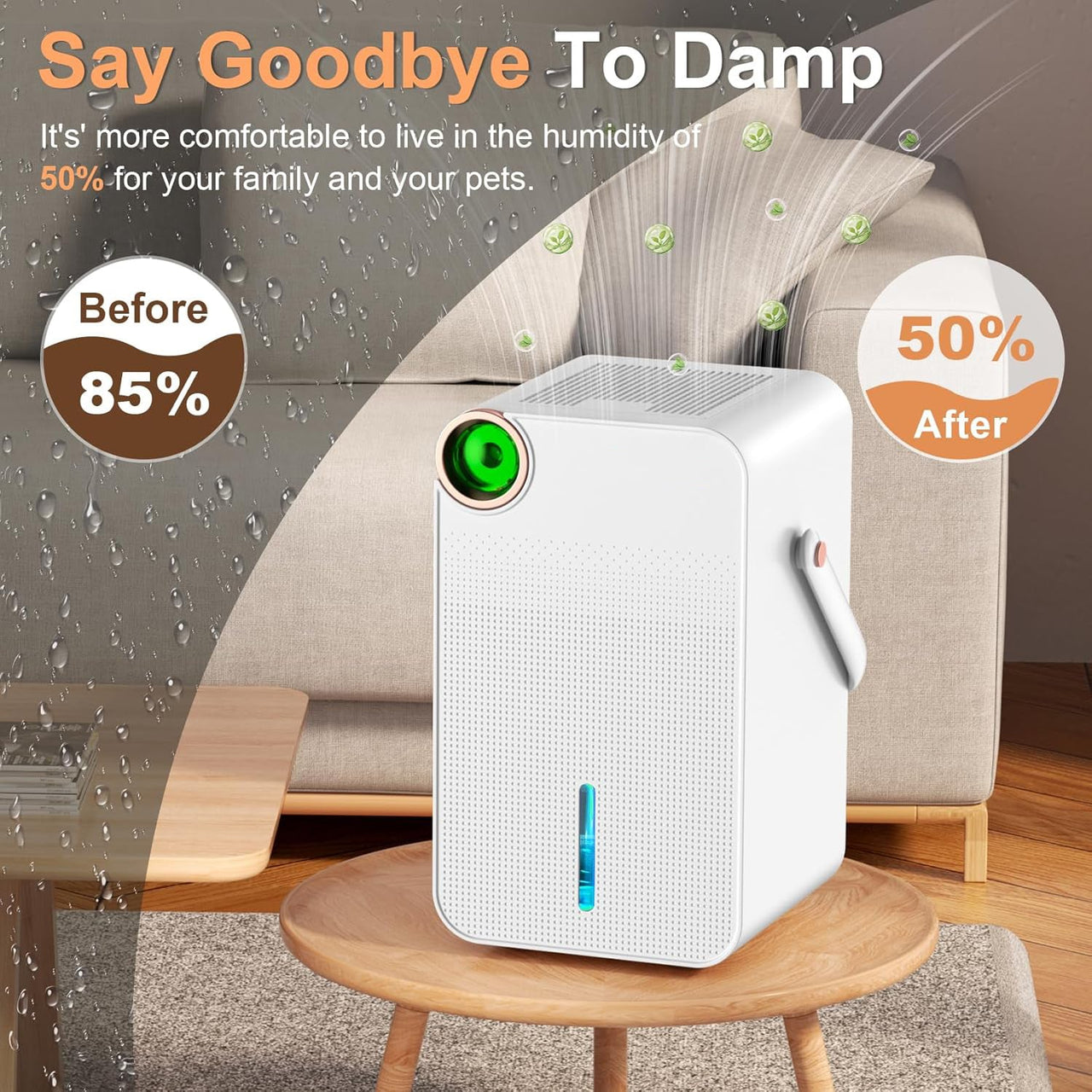 Dehumidifier 1000ml Portable