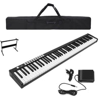 Thumbnail for Keyboard piano with headphone and speaker ports