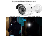 Thumbnail for Security camera system 8 channel showing power adapters included