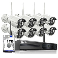 Thumbnail for Wireless security cameras showing night vision