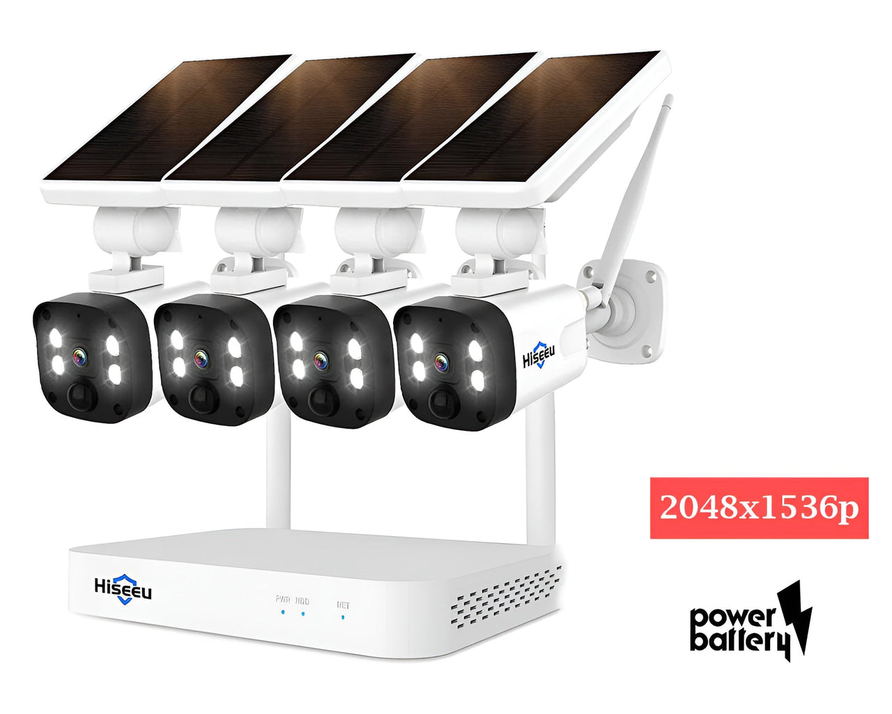 Solar panel for camera