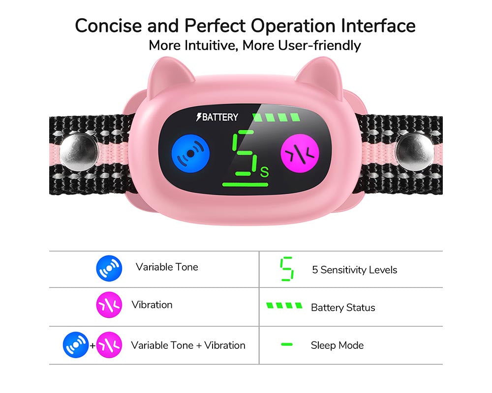 Dog collar with magnetic charging