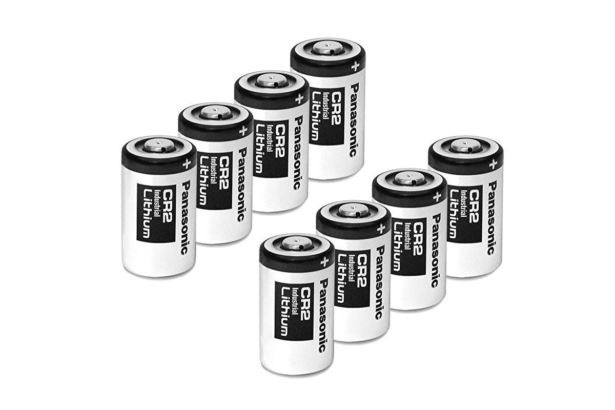 Panasonic CR2 Batteries - 8Pcs