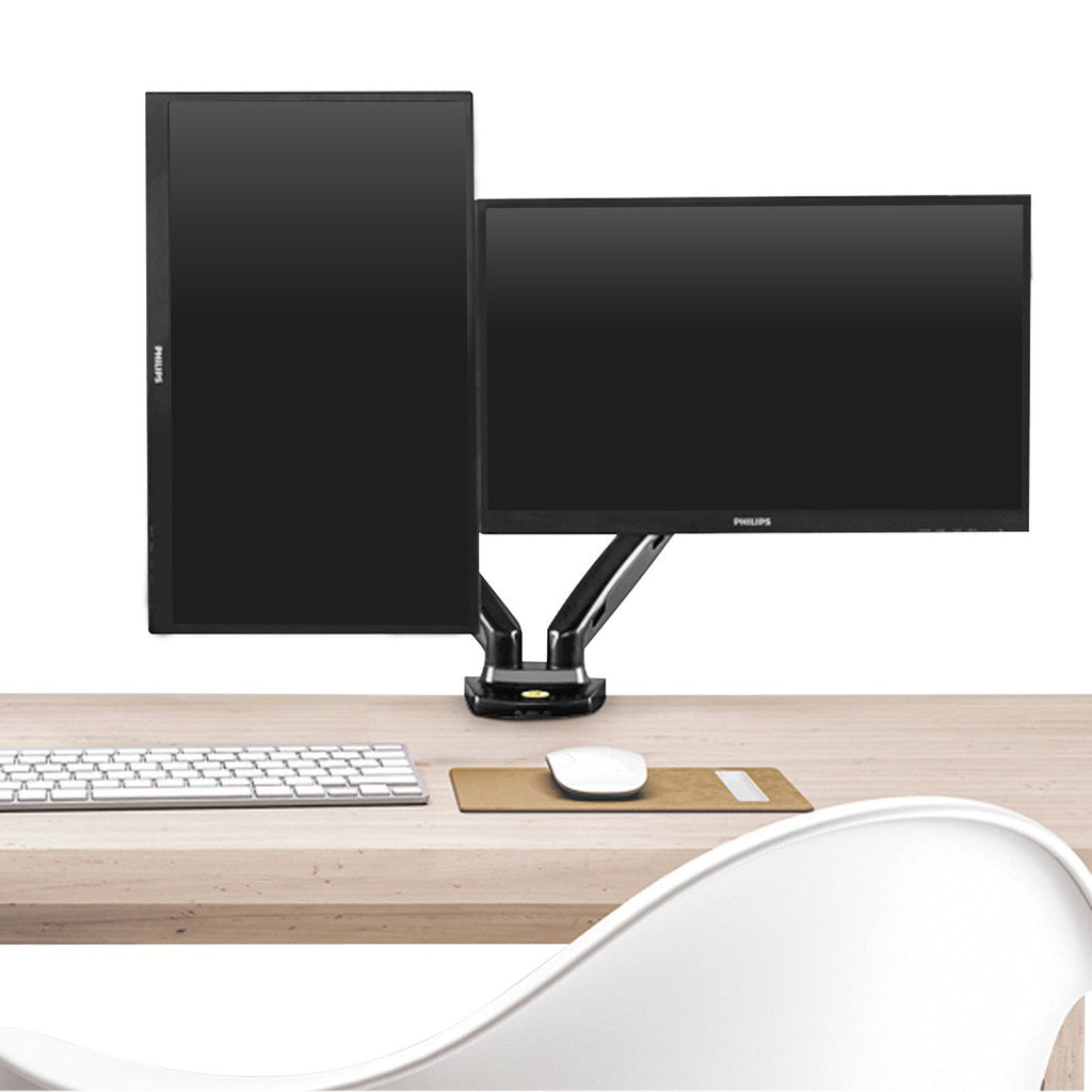 Dual arm monitor stand Hydraulic