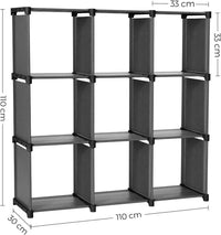 Thumbnail for 9 Cube Modular Storage Shelves Bookshelf
