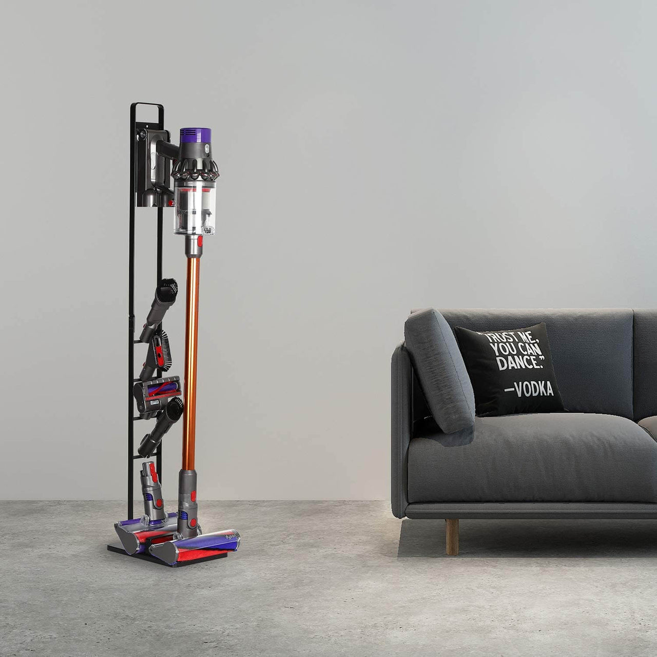 Freestanding Vacuum Stand For Dyson V6 7 8 V10 Compatible - The Shopsite