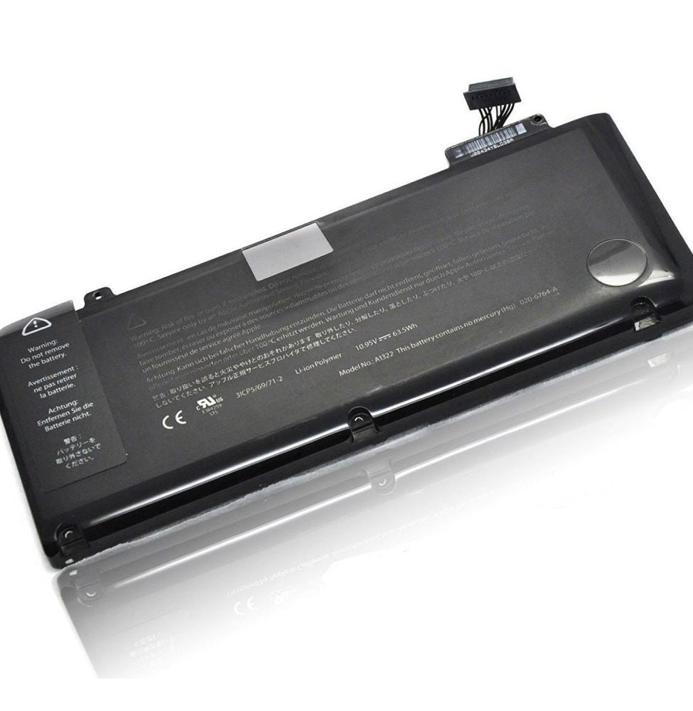 Battery showing voltage and part numbers