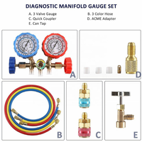 Thumbnail for 3 Way AC Manifold Gauge Set