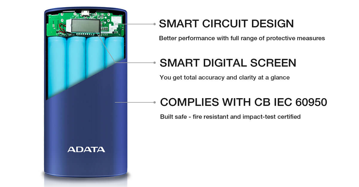 ADATA Power Bank 20000Mah - The Shopsite