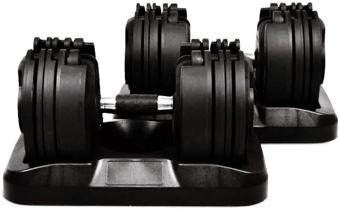Instant Adjustable Dumbbells 20KG Body Builder Dumbbell x 1 - The Shopsite