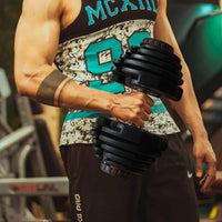 Thumbnail for Adjustable Dumbbells Pair 40KG Dial Weight Set for Home Gym
