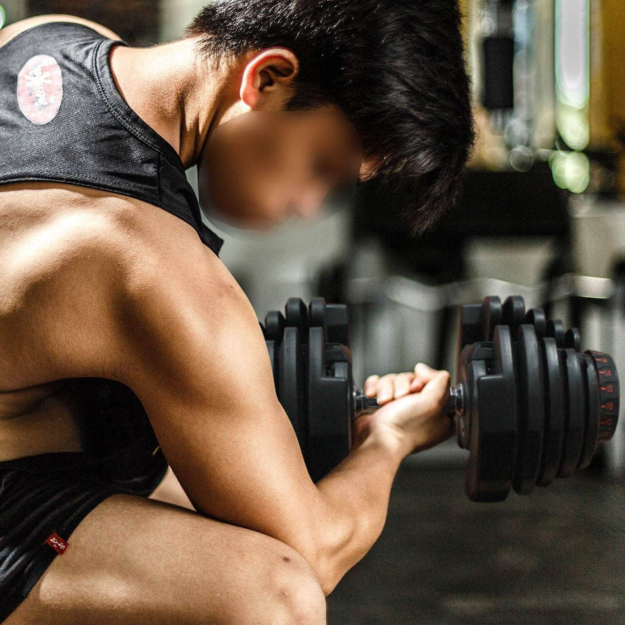 Adjustable Dumbbells Pair 40KG Dial Weight Set for Home Gym