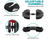 Thumbnail for Adjustable dumbbells 24KG