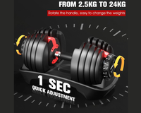Thumbnail for Adjustable dumbbells 24KG