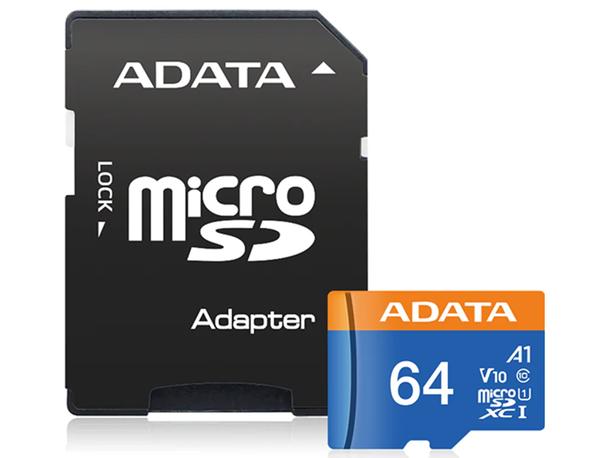 ADATA 64GB micro SD card with Android phone